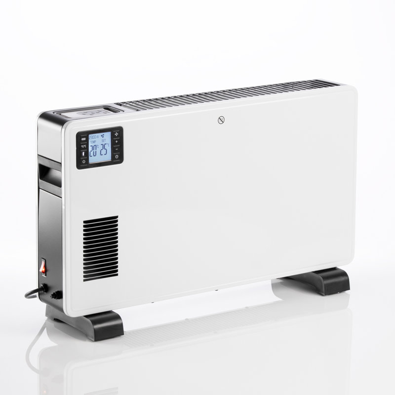 Daewoo 2300 Watt Electric Radiator Space Heater with Adjustable Thermostat and with Digital Display