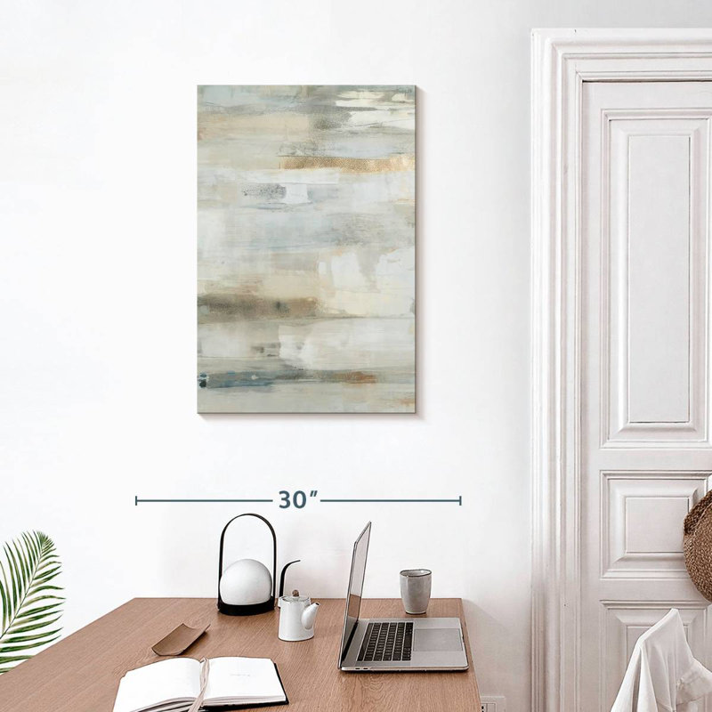 Avery Neutral Horizontal Abstract I, 30" H x 20" W