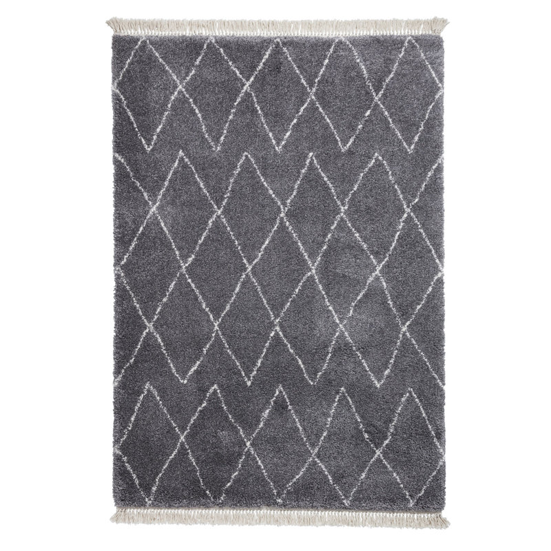 Archuleta area rug Machine Woven Grey