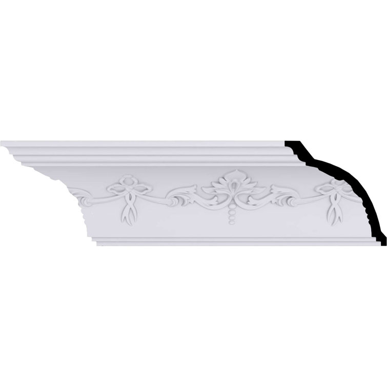 Échantillon - Moulure couronne Endurathane Sydney, H 4 1/4 po x P 4 1/8 po x F 5 7/8 po x L 12 po (répétition de 8 po)