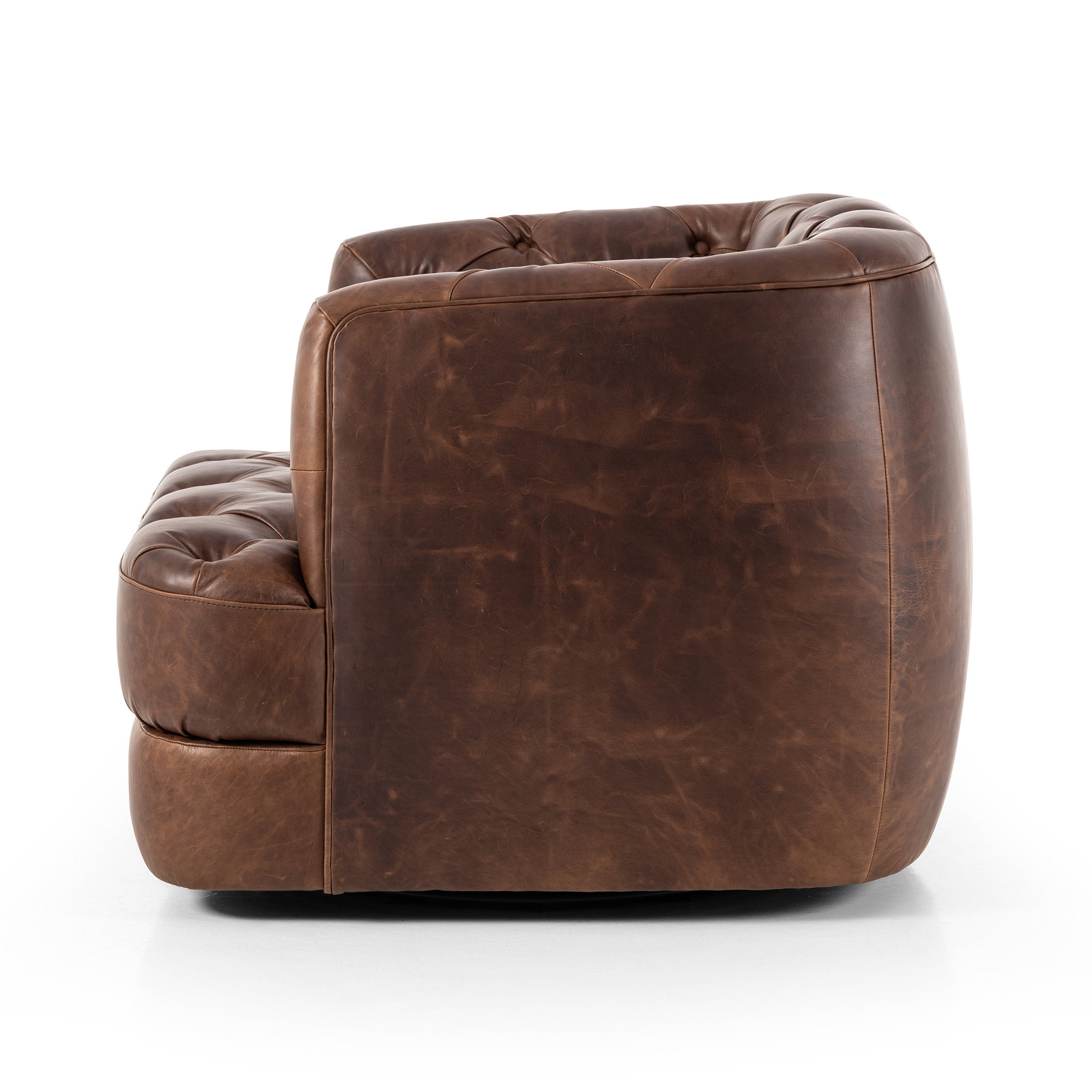 Jamaris Upholstered Swivel Barrel Chair