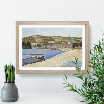 Les Andelys Beach by Paul Signac - Picture Frame Painting