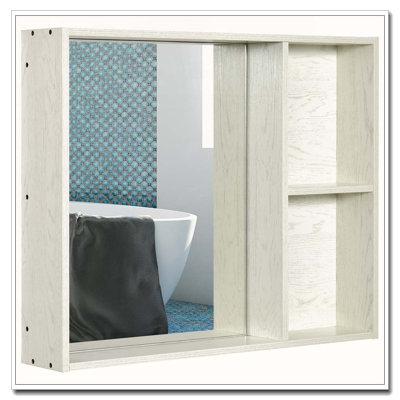 Armoire à pharmacie 1,5 po x 25,5 po avec miroir