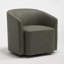 Fauteuil pivotant avec base en métal-121450843