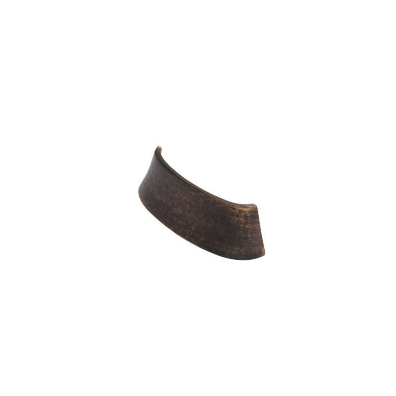 Poignée arche 3 3/8 po Martellata, Bronze clair