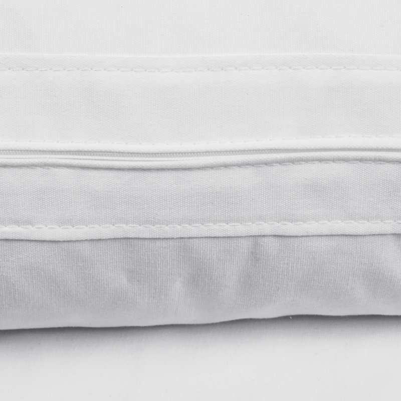 Canapé modulaire rembourré 4 pièces Jossa, Mélange de lin blanc