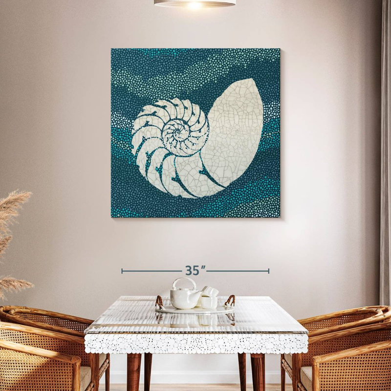Aletra Sea Glass III, 39" H x 39" W