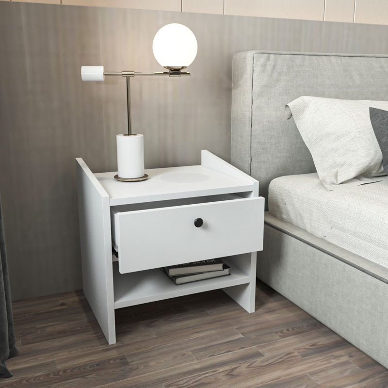 Table de nuit, Blanc
