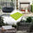 2-3 Seat Swing Replacement Cushion, Outdoor Bench Cushions With Backrest Thicken 4"-1008439794-1008439783