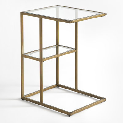 Fidenzio Glass Top End Table