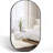 Black 20 X 28 Inch Metal Oval Mirror-771254853-771254850