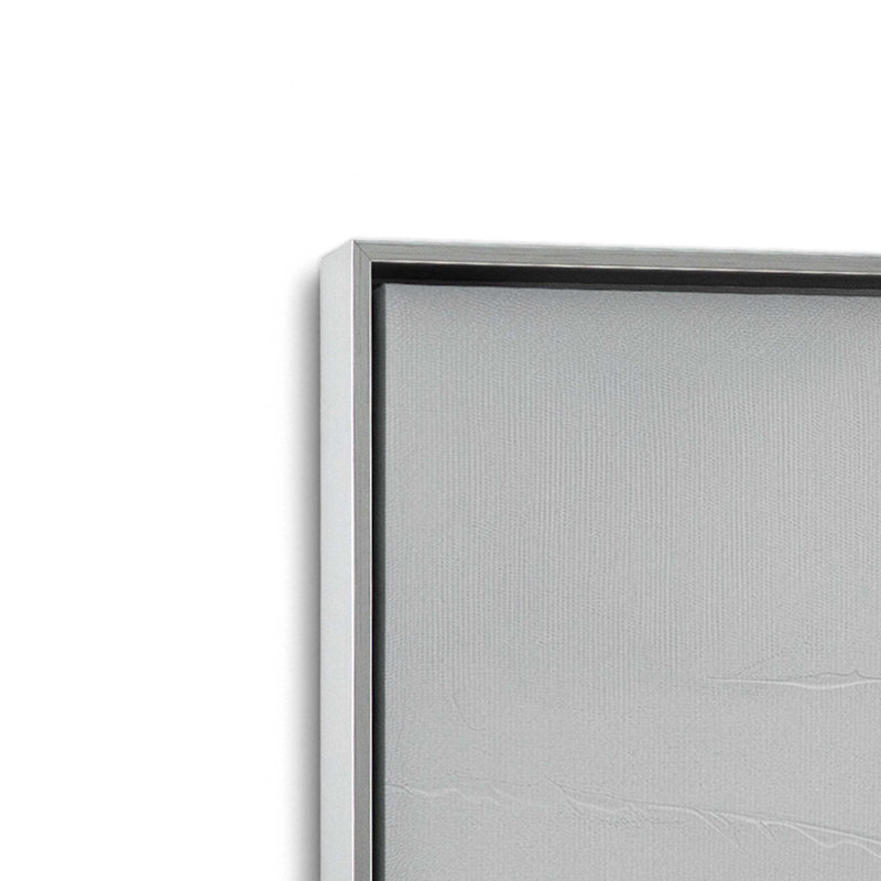 Nimbus Drama, ensemble de 2 toiles encadrées, Cadre flottant en chrome poli, H 16,75 po x l 33,5 po x P 1,75 po