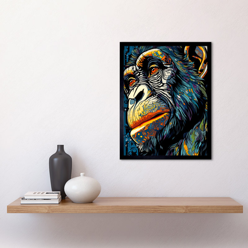 Alexandriah Chimpanzee - Single Picture Frame Print