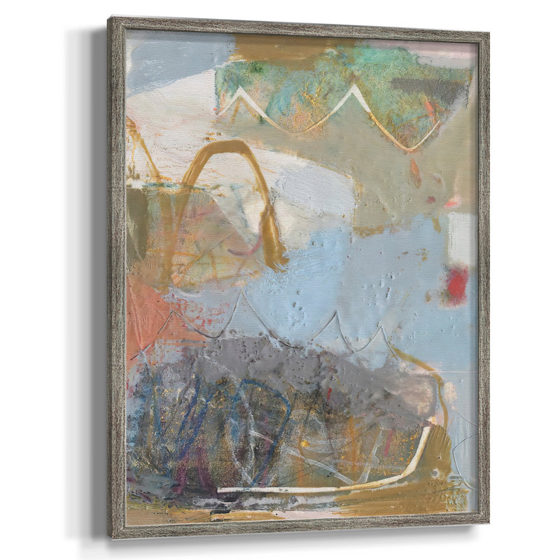Minim I Framed Print - Solid Wood, 11" H x 9" W
