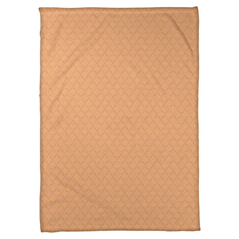 Couverture polaire Katelyn Elizabeth, L 62,5 po x L 82,5 po, Orange