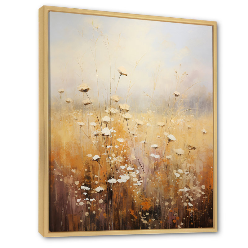 «Meadow Of Dreams II» sur toile, H 44 po x l 34 po x P 1,5 po, Cadre naturel flottant