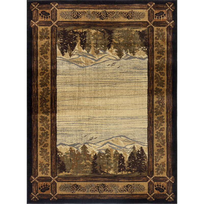 Tapis 2 pi x 3 pi Lodge