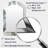 Abstract Geode Gold And White Marble V - Marble Asymmetrical Decorative Wall Mirror, Modern Arch Mirror, Printed Metal Art-1677651932