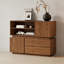 Ensemble de table de salon brun