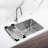 KBFmore Single Bowl Tight Radius Stainless Steel Kitchen Sink, 4 Pcs Sink Gadgets-89710317-89710313