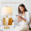 Lampe de table USB en métal Marietha
