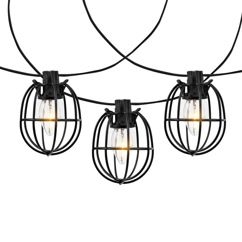 Baltimore Outdoor 10 - Bulb 120'' Plug-in String Light