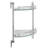 Azahara 2 Piece Corner Metal and Glass Corner Shelf-482538909