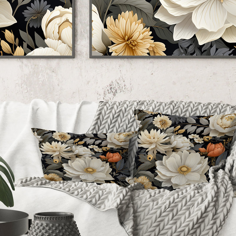 Coussin Urban Bohemian Poppies - imprimé floral