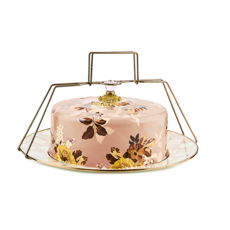 Wild Rose Cake Carrier, Mauve