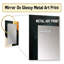 Beyond The Angles Golden Emerald Forms I - White Wall Mirror Decor-1654666032