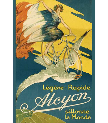 Alcyon bicycles-imprimé de publicités non encadrées