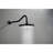 Matte Black Stainless Steel Shower Arm, Strong And , Simple Installation Cleanup Job Arm In Steel, Easy Maintenance Manner