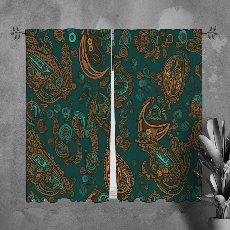 Severi Room Darkening Curtain Pair, 40'' W x 82'' H
