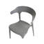 Athanasius 42cm H Stacking Side Chair in Grey-841073193