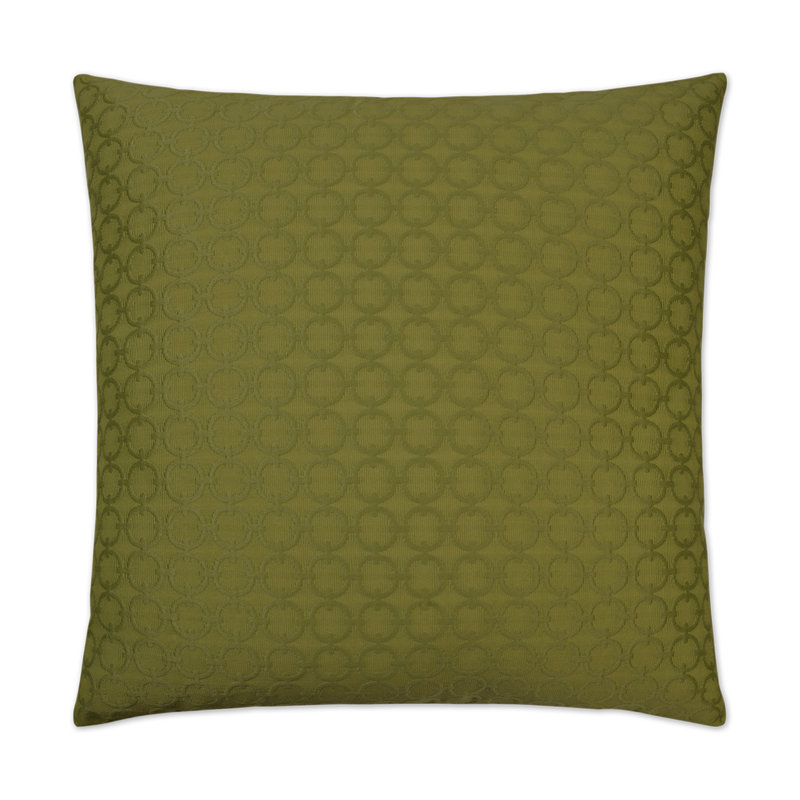 Full Circle Pillow Cover & Insert, Green, Square 20"