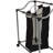 Triple Laundry Sorter with Wheels, Removable Polyester Bags and Tapered Metal Frame