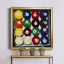 Retro Billiards - Reproduction d'art graphique sur toile encadrée-39944855-39944848