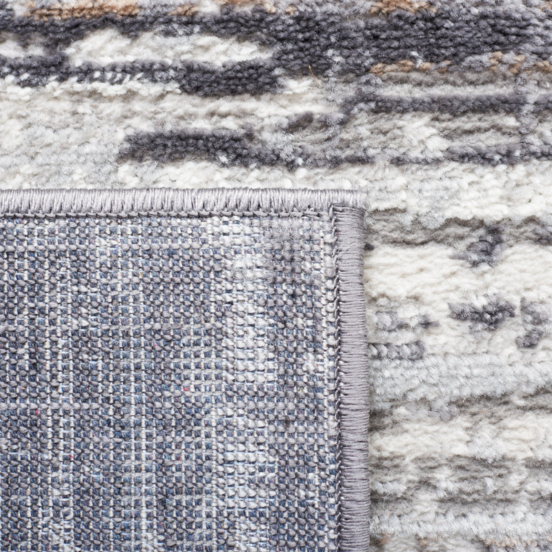 Cathlin 100 Performance Abstract Rug, Runner 2'2" x 8'