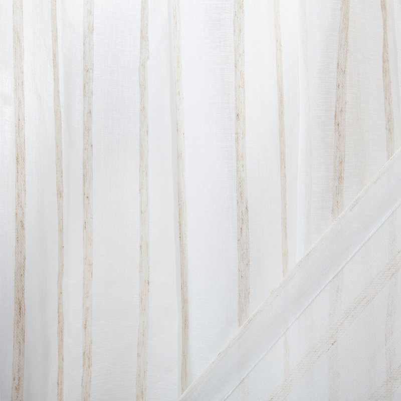 Ricciardi Sheer Curtain Single Panel, 52" W x 96" L