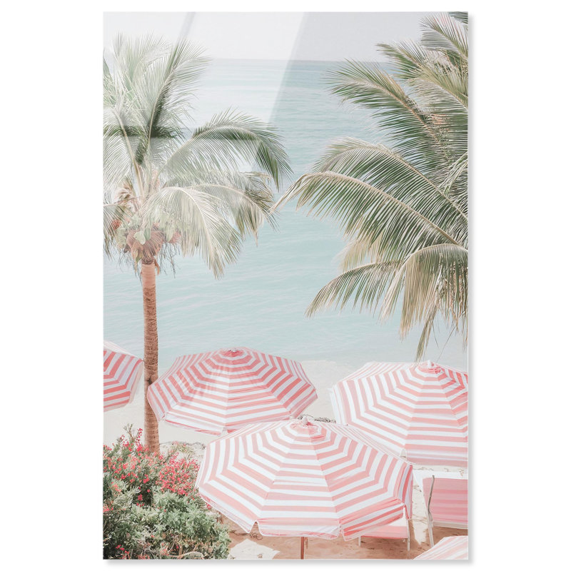 Décoration murale bord de mer Summer Beach Day III par Art Remedy, prête à être suspendue, 24 x 36, H 36 po x l 24 po