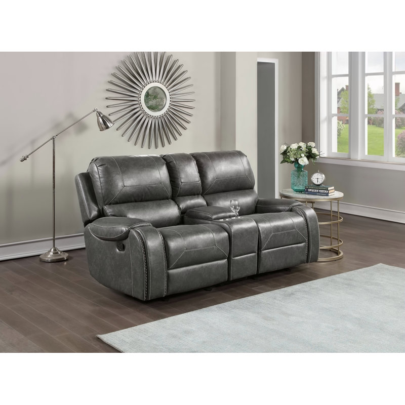 Causeuse inclinable manuelle Keily - Gris