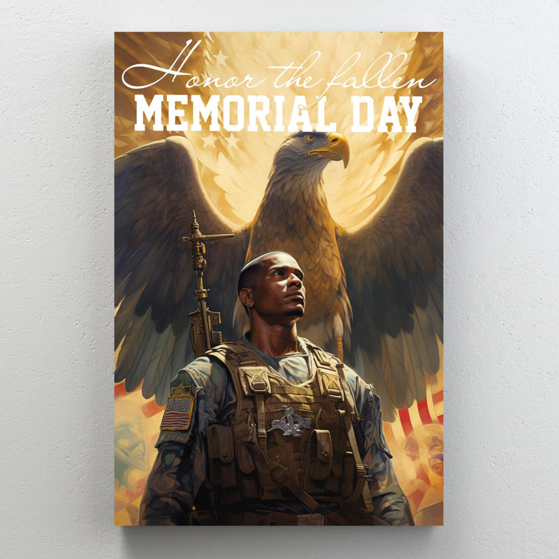 " Honor The Fallen Memorial Day ", 14" H x 11" W