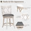 Tabouret de comptoir pivotant 25,5 po Bakarne