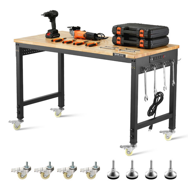 Workbench Table With Roler Portable/Rolling Workbenches | Workbench & Table on Wheels