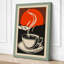 Rising Sun Coffee Modern - Wrapped Canvas-1885569042-1885569046
