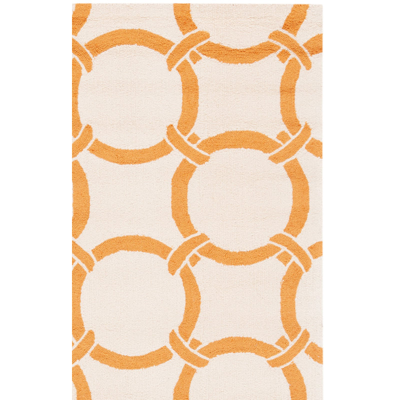 Hadriana Hand Hooked Performance Geometric Rug, Rectangle 8' x 10'