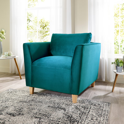 Audington Velvet Armchair