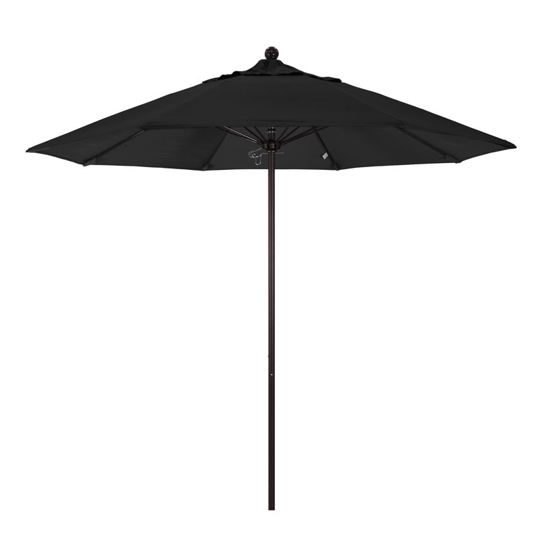 Hibo 108'' Market Umbrella, Black - Pacifica, Bronze