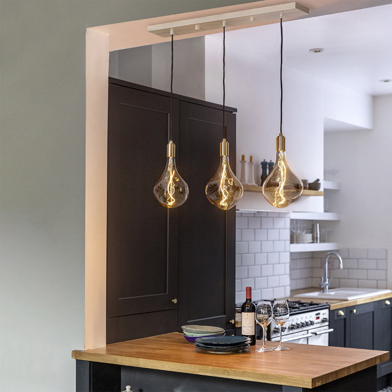 Luminaire suspendu en laiton massif Voronoi II