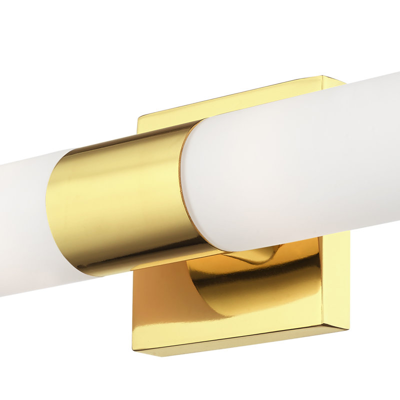 Cailum 2-Light Dimmable Vanity Light, Polished Brass